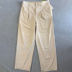 All in Motion Pleated Trousers Gorpcore 12 Beige NWT Marked Straight Leg Pants